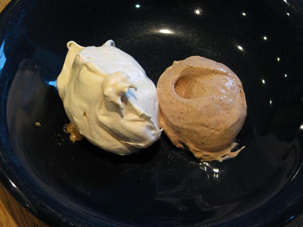 How to make meringue with homemade ice cream