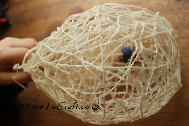 spider in the cobweb craft
