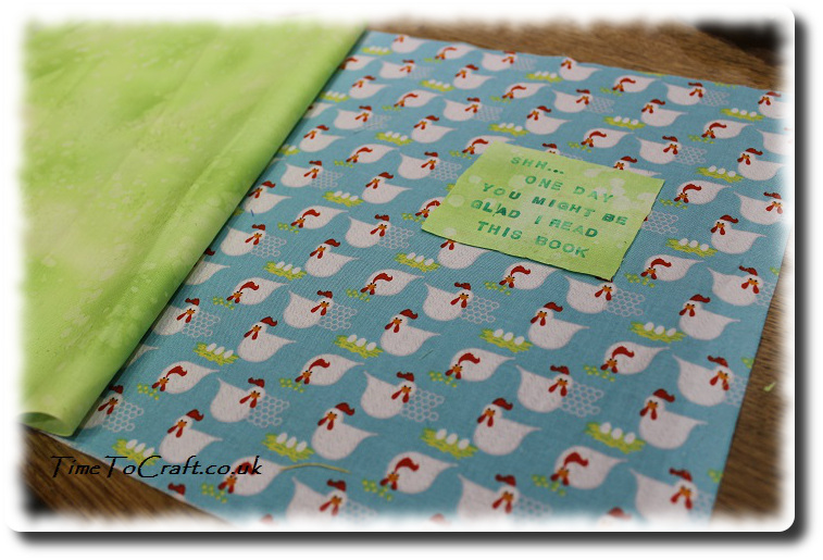 world book day book cover fabric