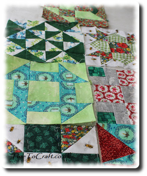 wrench quilt block among other blocks 2