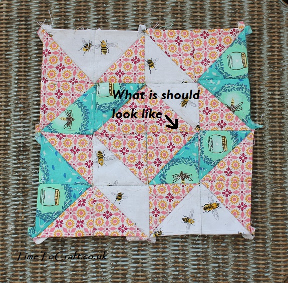 tumbling leaves Dear Daughter quilt project corrected