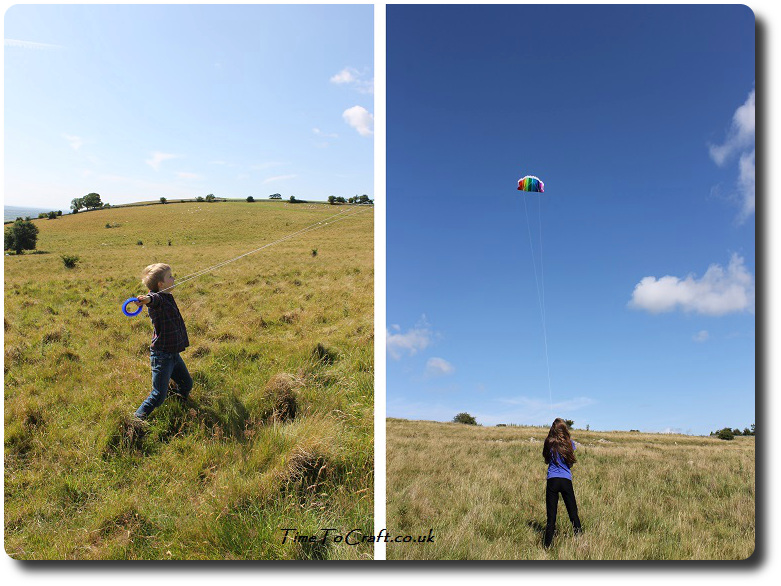 flying kite solo