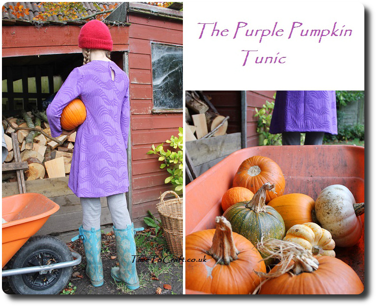 Purple tunic Simplicity 2156