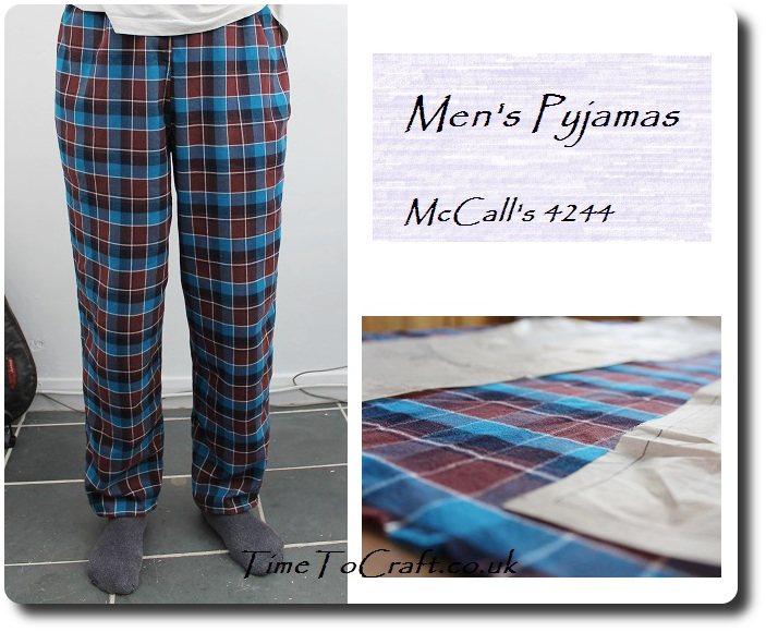 homemade men's pyjamas McCall's 4244