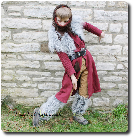 Kili the dwarf in the Hobbit costume