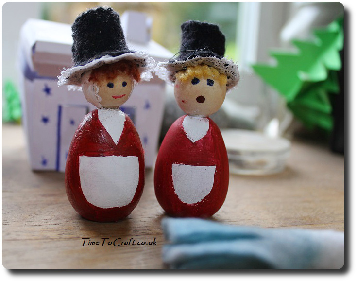 St Davids Day welsh peg dolls craft activity