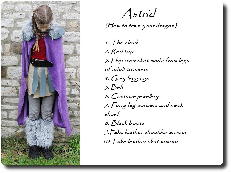 astrid how to train your dragon costume