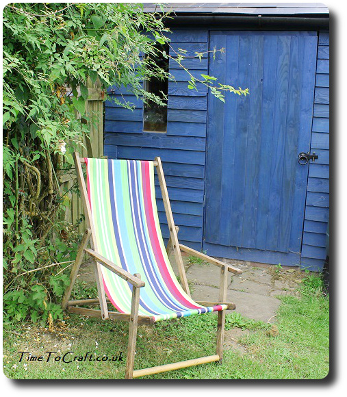 deckchair by the shed