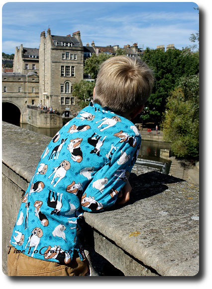 Simplicity 4760 boys shirt Pultney Bridge weir