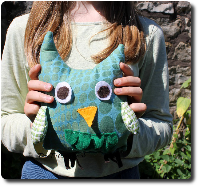 making an owl softie 5