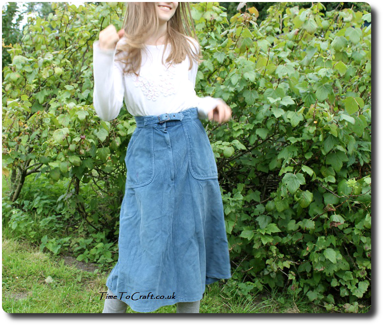 vintage corduroy skirt
