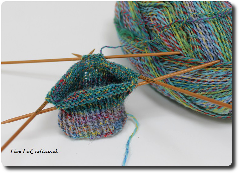 sock-knitting