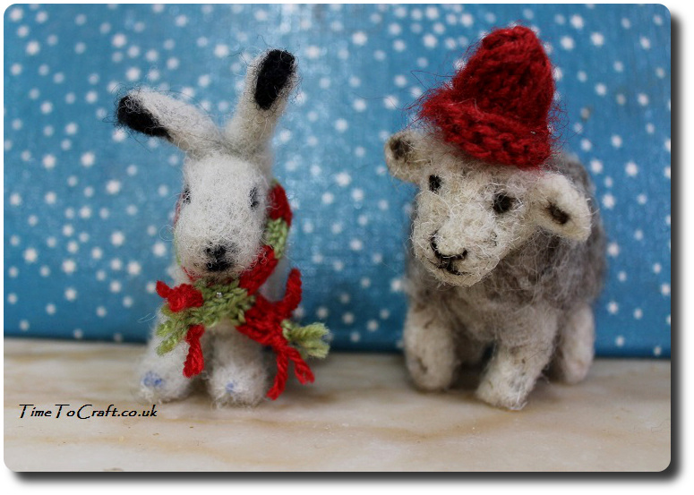 needle-felted-snow-hare-and-herdwick-sheep