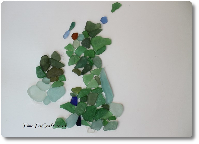 sea glass dragon or a map of the UK