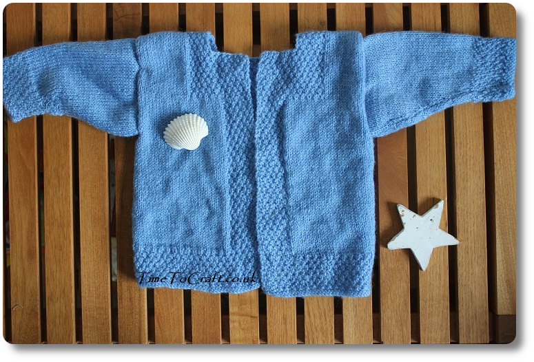 baby jacket in blue